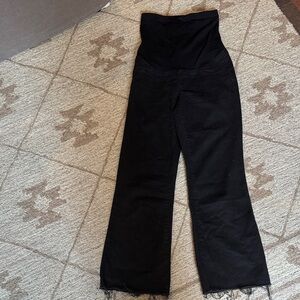 1822 Denim Classic Black Boot Cut Pants